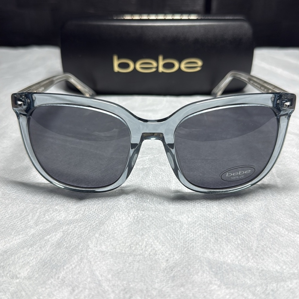 Bebe Sunglasses Grey Crystal - image 3